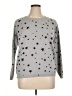 Love Crazy Stars Silver Pullover Sweater Size XL - photo 1