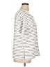 Unbranded Stripes Ivory Short Sleeve Top Size 1XL - photo 4