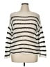 Unbranded Stripes Ivory Pullover Sweater Size XL (estimated) - photo 1