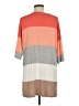 Assorted Brands Color Block Orange 3/4 Sleeve T-Shirt Size L - photo 2