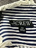 J.Crew Stripes Blue 3/4 Sleeve Blouse Size XXL - photo 7