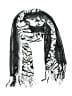 Amici Accessories Animal Print Black Scarf One size - photo 1