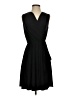 Tahari Solid Black Cocktail Dress Size S - photo 1