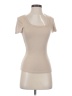 Unbranded Tan Short Sleeve Turtleneck Size XS - photo 1