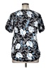 Unbranded Floral Blue Short Sleeve T-Shirt Size XL - photo 2