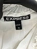 Express 100% Rayon Ivory Short Sleeve Blouse Size L - photo 7