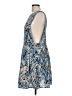One 'N Only 100% Polyester Paisley Blue Cocktail Dress Size L - photo 5