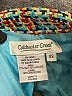 Coldwater Creek Tweed Teal Silk Blazer Size XS - photo 6
