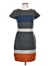 Max and Cleo Color Block Gray Casual Dress Size 2 - photo 1