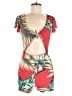 Fashion Nova Tropical Red Romper Size L - photo 1