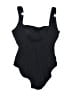 MICHAEL Michael Kors Solid Black One Piece Swimsuit Size 8 - photo 2