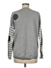 Foil Polka Dots Gray Pullover Sweater Size M - photo 2