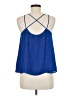 Chelsea28 100% Polyester Blue Sleeveless Blouse Size M - photo 2