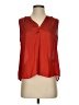 Banana Republic 100% Polyester Red Sleeveless Blouse Size S - photo 1