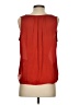 Banana Republic 100% Polyester Red Sleeveless Blouse Size S - photo 2