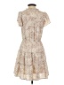 Blu Pepper 100% Polyester Paisley Tan Casual Dress Size S - photo 2