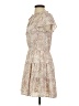 Blu Pepper 100% Polyester Paisley Tan Casual Dress Size S - photo 5