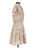 Blu Pepper 100% Polyester Paisley Tan Casual Dress Size S - photo 4