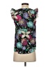 J.Crew Factory Store 100% Polyester Black Sleeveless Blouse Size 00 - photo 2