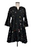Slate & Willow 100% Polyester Black Casual Dress Size 8 - photo 1