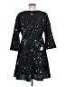 Slate & Willow 100% Polyester Black Casual Dress Size 8 - photo 2