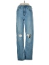 Just Black Hearts Blue Jeans Size 25 waist - photo 1