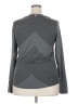Danskin Now 100% Polyester Gray Long Sleeve Top Size 20 - photo 2