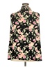Andree by UNIT 100% Polyester Floral Black Sleeveless Blouse Size 2X - photo 2