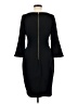Calvin Klein Solid Black Cocktail Dress Size 8 - photo 2