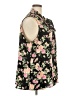 Andree by UNIT 100% Polyester Floral Black Sleeveless Blouse Size 2X - photo 4