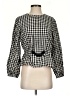 Zara Checkered-gingham Black 3/4 Sleeve Blouse Size S - photo 1