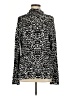 Joseph A. Animal Print Black Turtleneck Sweater Size L - photo 1