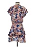 Zara Print Blue Casual Dress Size S - photo 2