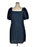 Express Blue Short Sleeve Blouse Size XL - photo 1