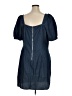 Express Blue Short Sleeve Blouse Size XL - photo 2