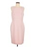 Kasper Solid Pink Cocktail Dress Size 8 - photo 1