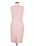 Kasper Solid Pink Cocktail Dress Size 8 - photo 2