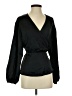 prologue 100% Polyester Black Long Sleeve Blouse Size S - photo 1
