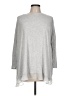 Matilda Jane 100% Cotton Solid Gray Long Sleeve Top Size L - photo 1