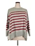 Kiyonna Stripes Gray Pullover Sweater Size 2X - photo 1