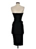Boohoo Solid Black Cocktail Dress Size 4 - photo 2