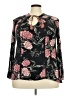 Knox Rose Black Long Sleeve Blouse Size XXL - photo 1