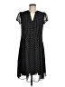MSK 100% Polyester Polka Dots Black Casual Dress Size 6 - photo 1