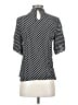 Zara Polka Dots Black Short Sleeve Blouse Size XS - photo 2