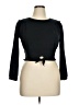 Habitual Black 3/4 Sleeve Top Size 14 - photo 1