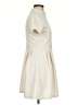 Forever 21 Solid Ivory Casual Dress Size S - photo 4