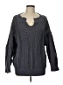 Unbranded 100% Polyester Gray Pullover Sweater Size L - photo 1