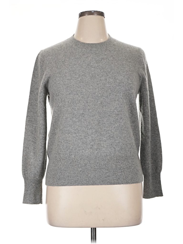 Pre-owned Jcrew Pullover Sweater In Gray