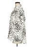 CAbi 100% Polyester Polka Dots Ivory Short Sleeve Blouse Size M - photo 5