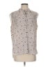 Ann Taylor LOFT Outlet 100% Polyester Polka Dots Ivory Sleeveless Blouse Size S - photo 1
